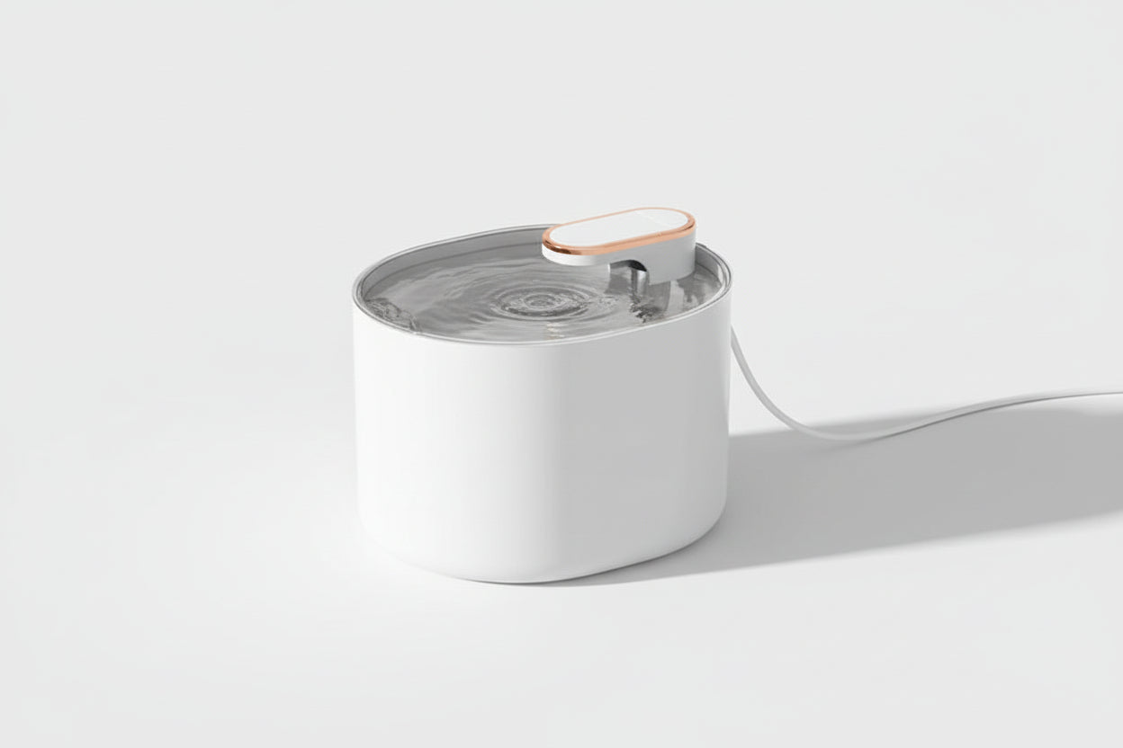 Fontaine à Eau Chat LED NightFlow™ 3L | Filtration 4 Couches | universpet