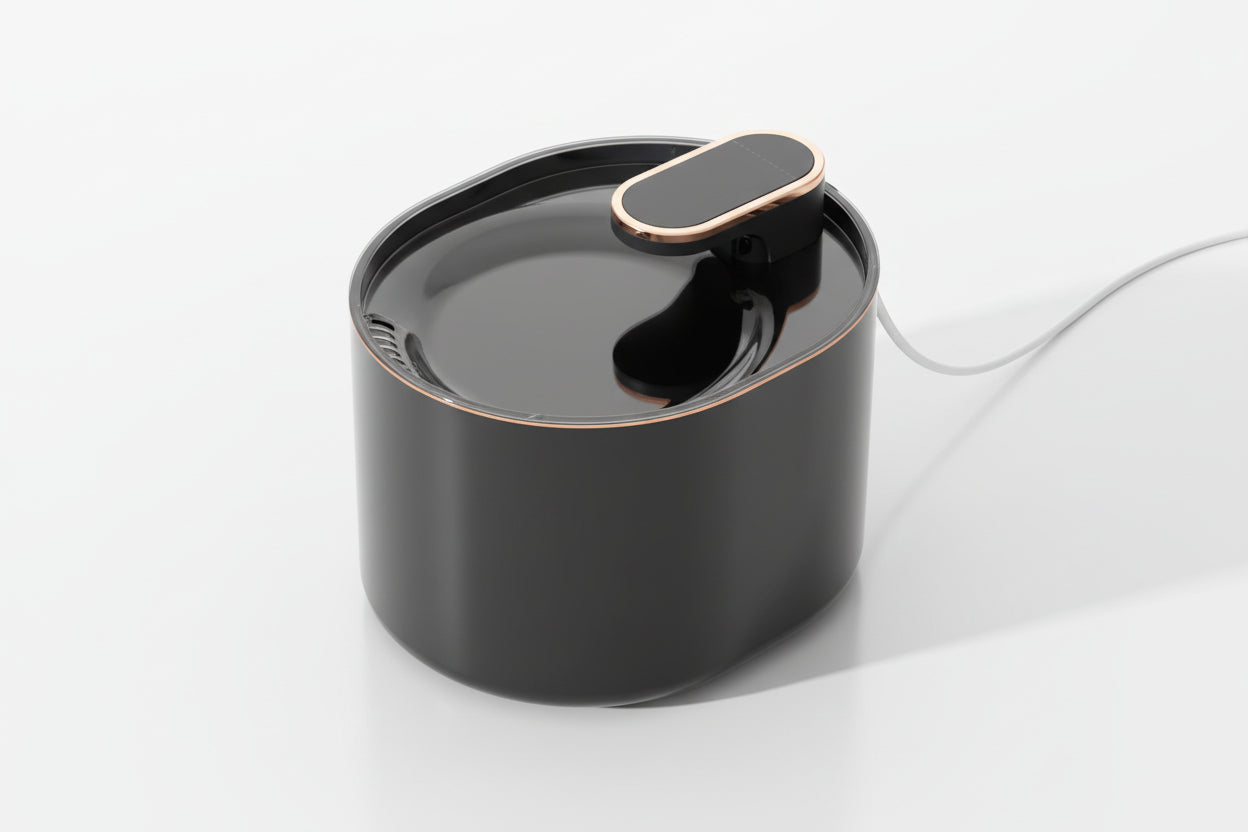 Fontaine à Eau Chat LED NightFlow™ 3L | Filtration 4 Couches | universpet