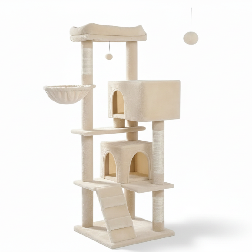 Arbre à Chat avec Plateformes et Espace de Repos – Companix