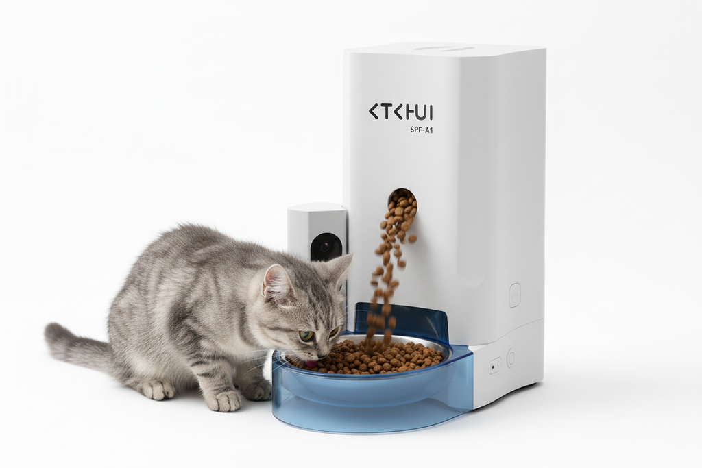 Distributeur Automatique de Croquettes avec Caméra pour Chiens et Chats – Companix