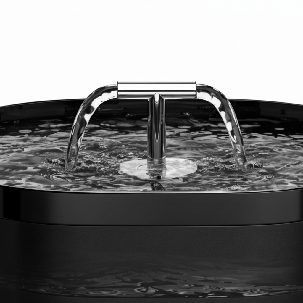 Fontaine à Eau Chat Silencieuse SilentStream Duo™ | Filtre Charbon Actif | universpet
