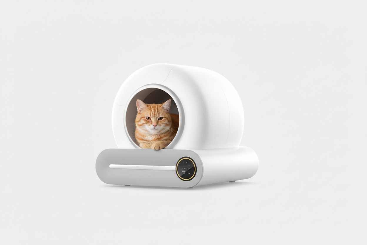 Litière Autonettoyante Connectée Wi-Fi | Triple Désodorisation + App | universpet