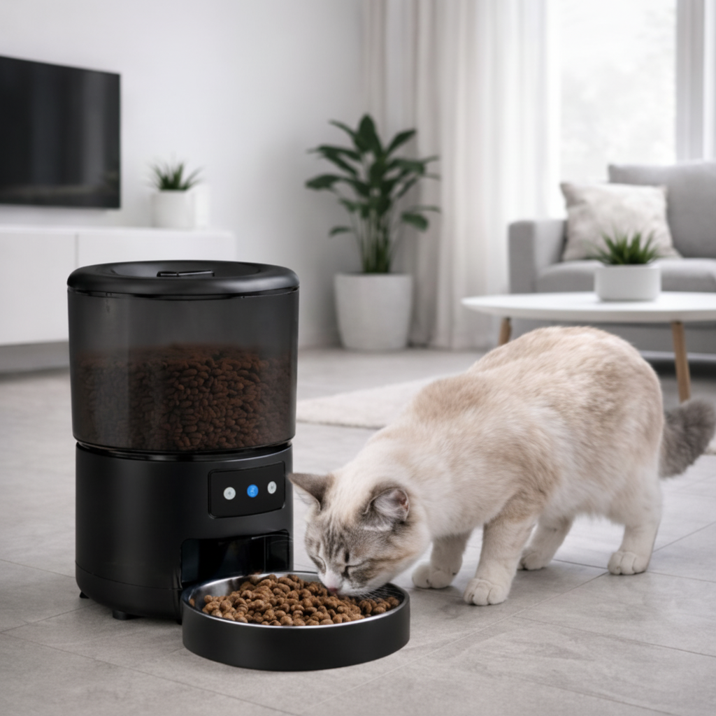 Distributeur Croquettes Connecté 4L App Tuya Smart | universpet