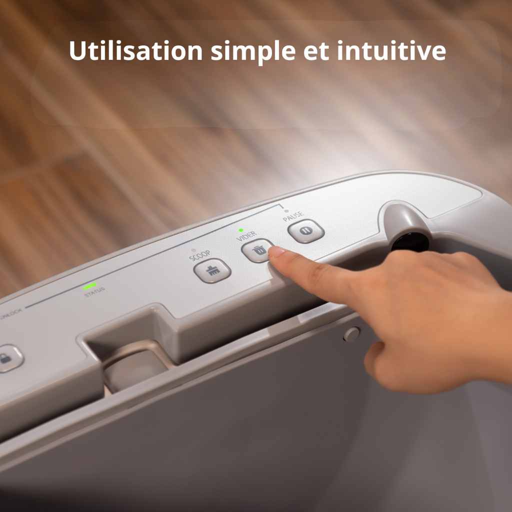 Litière Autonettoyante Connectée 76L | Pour 1 à 10 Chats | universpet