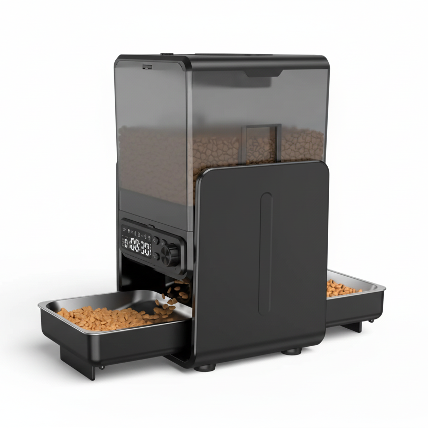 Distributeur Automatique Double 5L – Programmation Manuelle + Audio | universpet