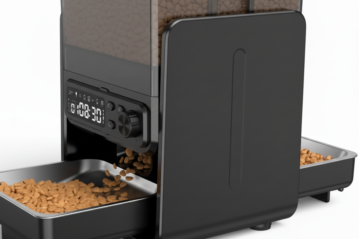 Distributeur Automatique Double 5L – Programmation Manuelle + Audio | universpet