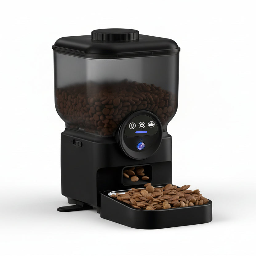 Distributeur Croquettes Connecté 6,5L avec Caméra HD 1080p | universpet UniversPet