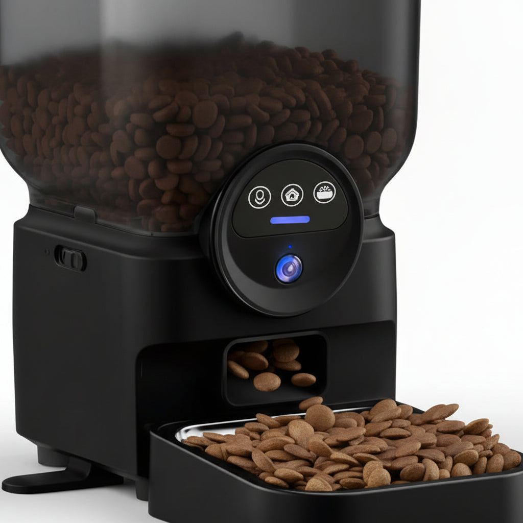 Distributeur Croquettes Connecté 6,5L avec Caméra HD 1080p | universpet UniversPet